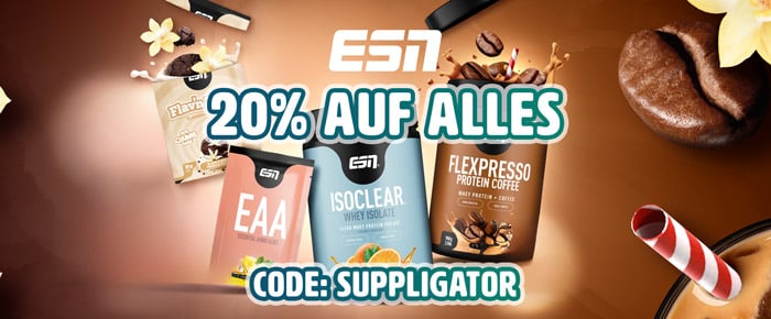 Oferta del 20 % en todo en ESN