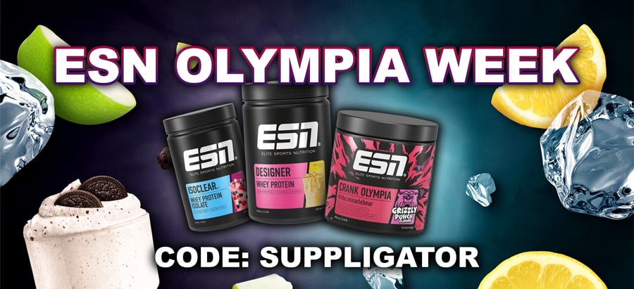 Semana Olimpica de ESN con hasta un 30 % de descuento con el código de ESN SUPPLIGATOR