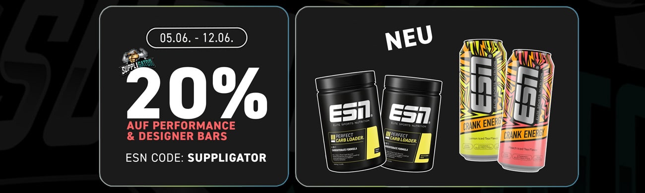 20 % de descuento en la promoción de barritas ESN Performance & Designer + sorteo de una barrita Golden Designer