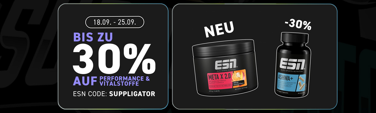 Ahorra hasta un 30 % en la promoción de ESN Performance y nutrientes esenciales con el lanzamiento del Meta X 2.0
