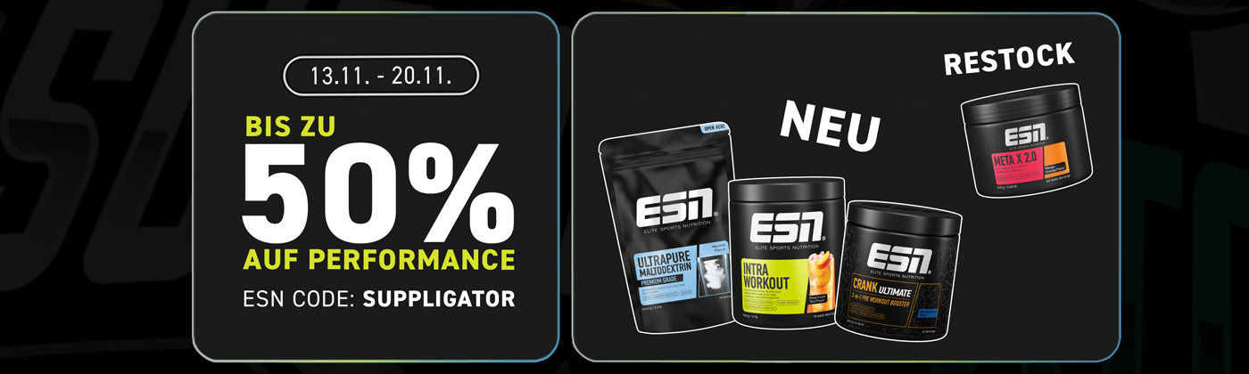 Hasta un 50 % de descuento en la promoción de ESN Performance
