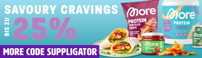 Promoción «More Savoury» con hasta un 25 % de descuento + lanzamiento de la nata proteica de 2 kg