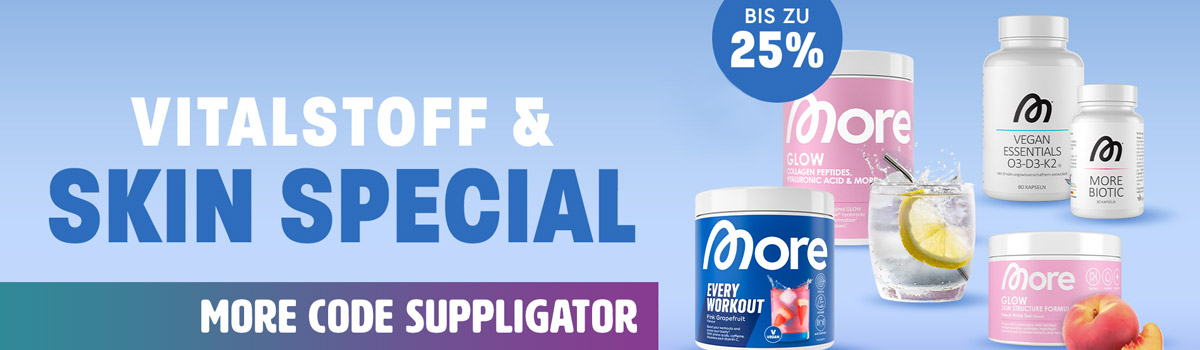 Hasta un 25 % de descuento en la promoción especial «More Vitalstoffe & Skin Structure»