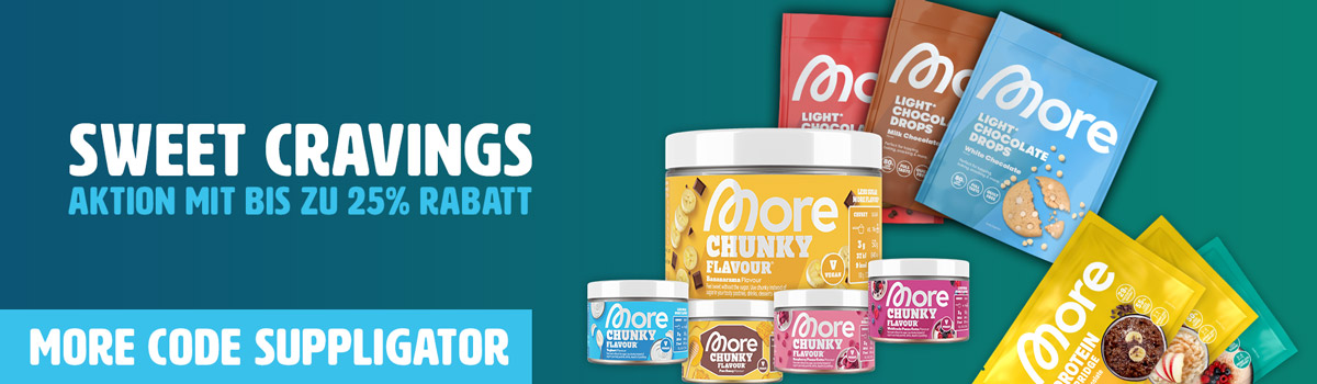 Promoción «More Sweet Cravings» con descuentos de hasta el 25 % en la gama «Chunky Flavour» y en los nuevos lanzamientos