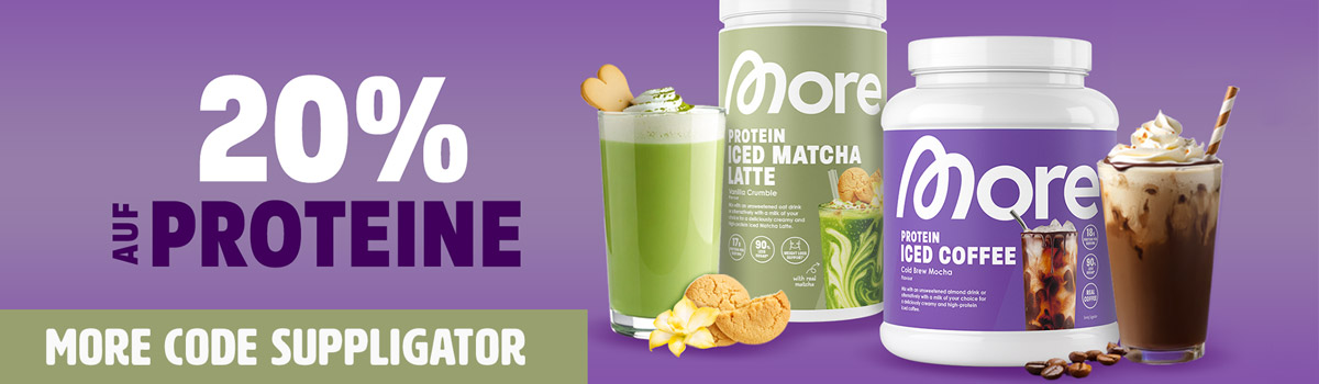 20 % de descuento en proteínas en More con el lanzamiento de muchos productos nuevos