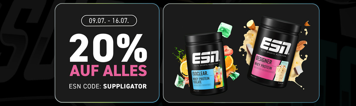 20 % de descuento en todo en ESN