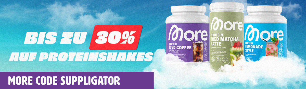 Hasta un 30 % de descuento en «More Proteine» + Lanzamiento del Iced Matcha Latte con panna cotta de frambuesa