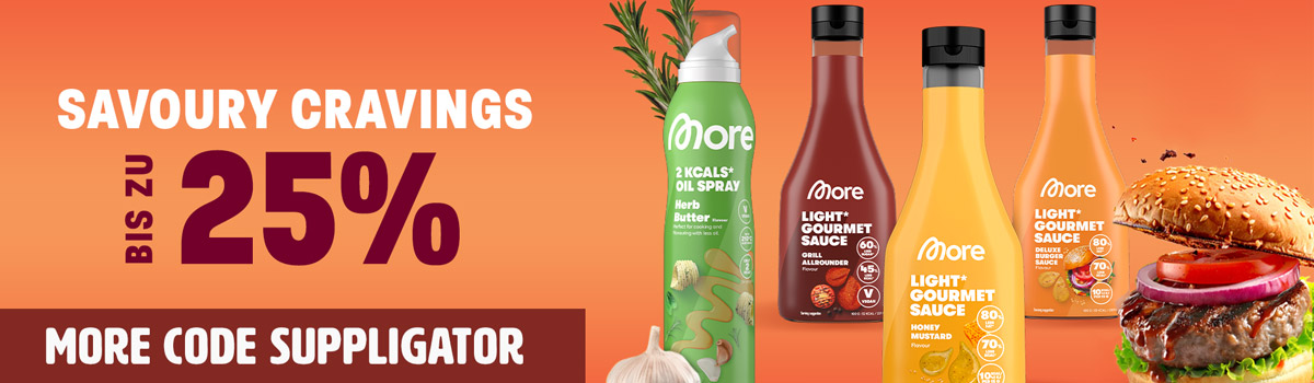 Hasta un 25 % de descuento en «More Savoury Cravings» + Lanzamiento del spray de aceite con mantequilla de hierbas