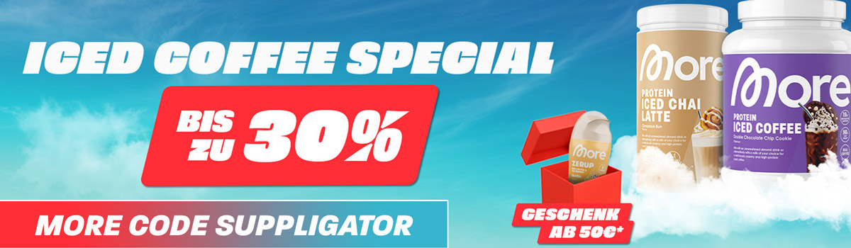 30 % de descuento en café helado y mucho más, con un montón de nuevos productos «More»