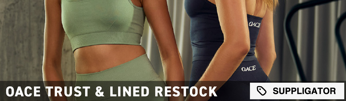 OACE Trust & Lined Restock con hasta un 15 % de descuento