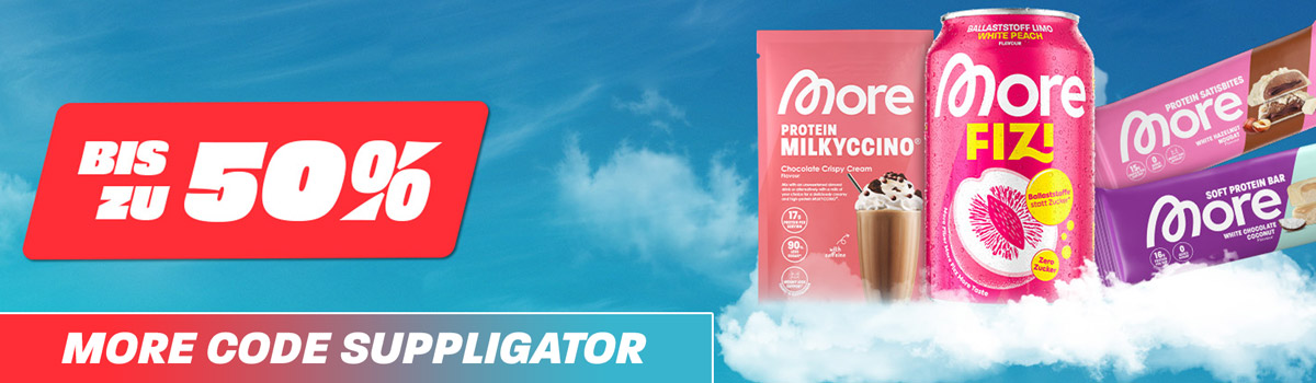 Hasta un 50 % de descuento en More + con el lanzamiento de las barritas proteicas de chocolate blanco y coco