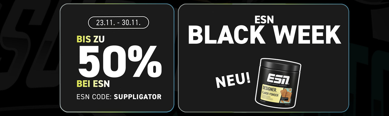 ESN Black Week: hasta un 50 % de descuento. Toda la información sobre la promoción
