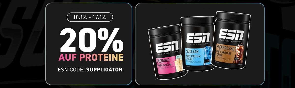 20 % de descuento en proteínas en ESN