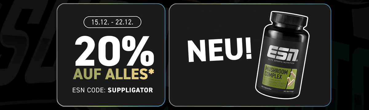 20 % de descuento en todo y 40 % en muestras en ESN
