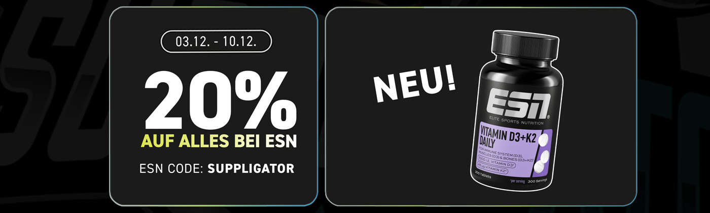 20 % de descuento en todo en ESN