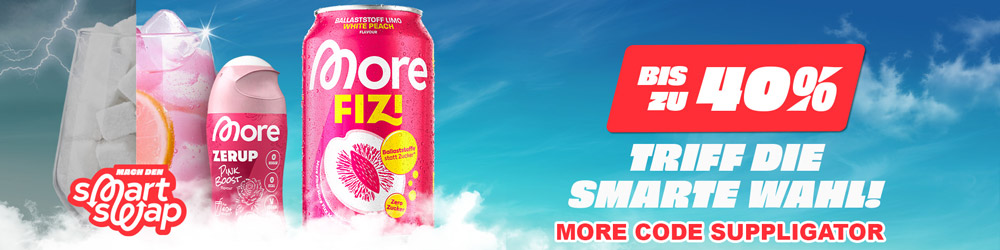 20 % de descuento en todo en More + 40 % en muestras