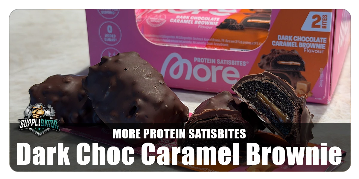 Reseña del brownie de chocolate negro y caramelo de Satisbites