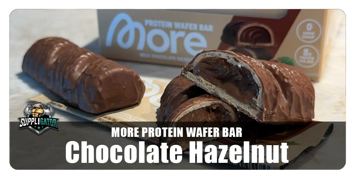 Barrita More Wafer: una alternativa rica en proteínas al Kinder Bueno