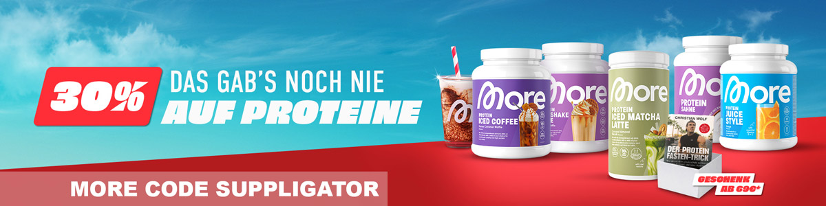 30 % de descuento en todas las proteínas de More