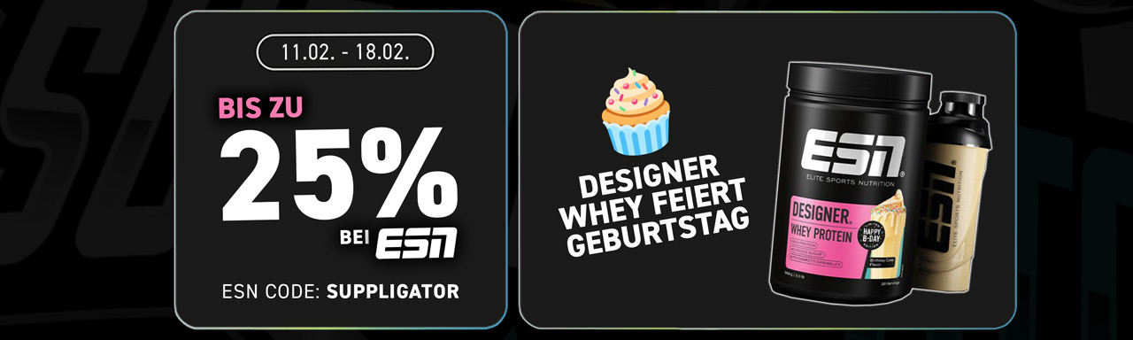 ESN Designer Whey Birthday, con numerosas novedades y reposiciones