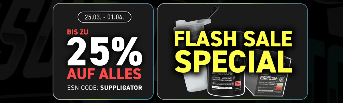 20 % de descuento en todo en ESN y 25 % en barritas