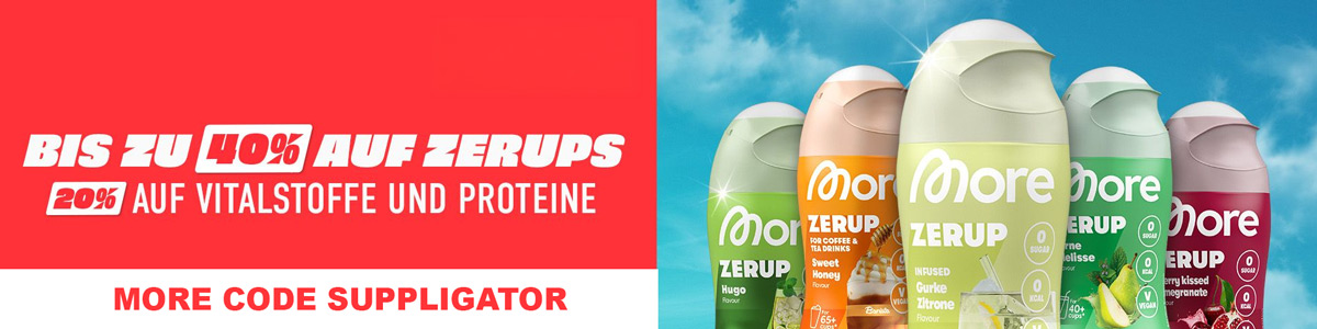 Hasta un 40 % de descuento en la promoción de More Zerup, con ofertas especiales y nuevos lanzamientos