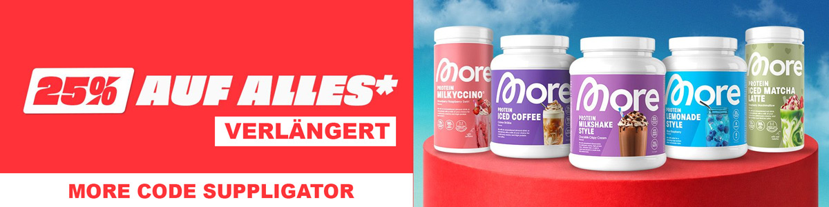 Se ha ampliado el 25 % de descuento en todo en More + muchos lanzamientos y reposiciones