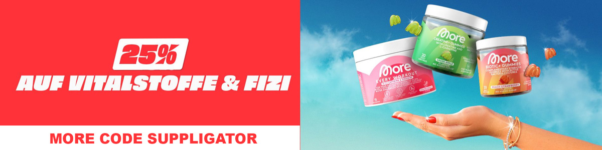 25 % de descuento en productos Vitalstoffe y Fizi en More con el lanzamiento de las nuevas gominolas