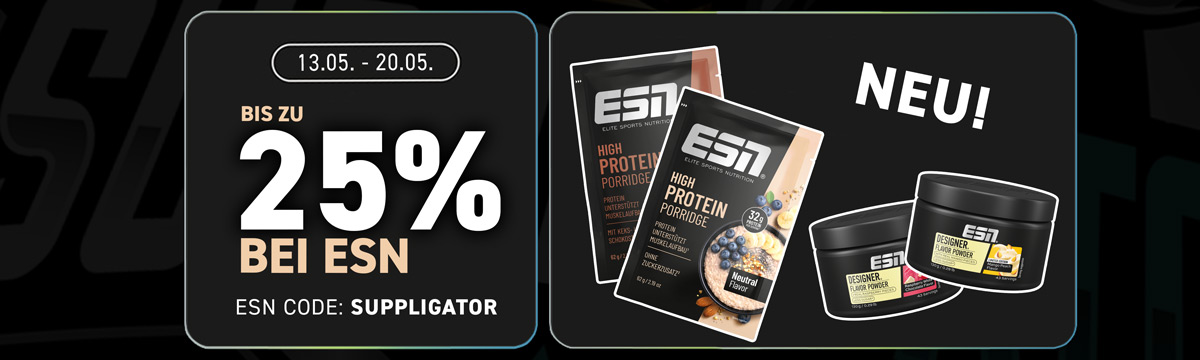 Hasta un 25 % de descuento en ESN con muchos productos nuevos