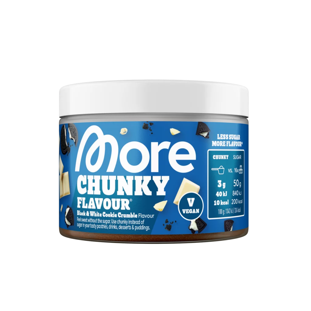 More Chunky Flavour Black & White Cookie Crumble