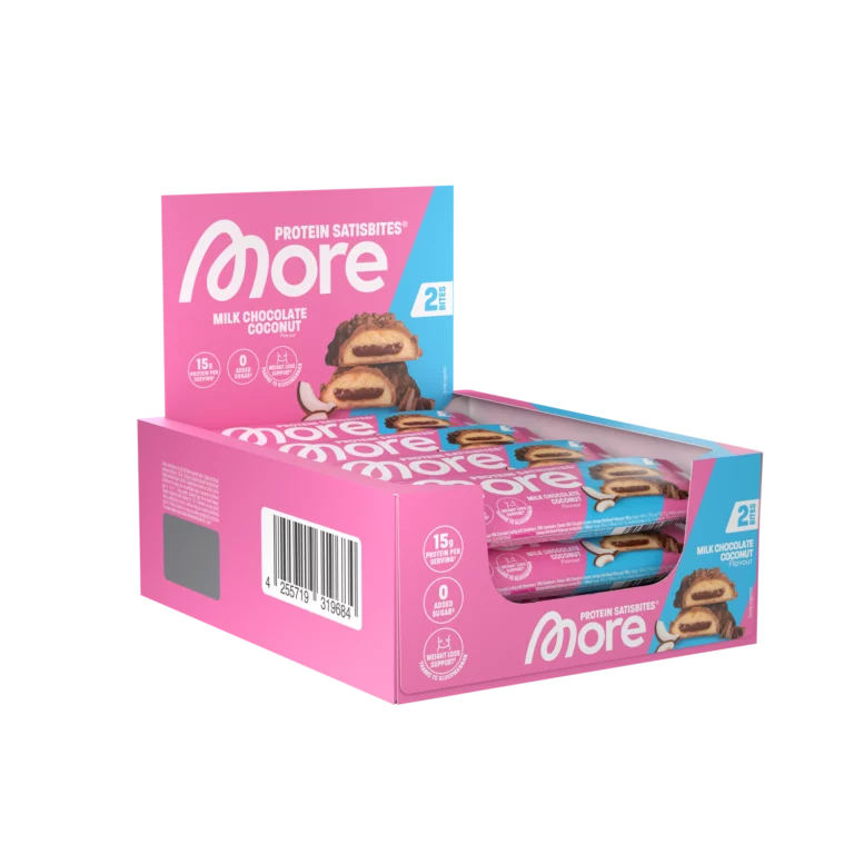 More Protein Satisbites Milk Chocolate Coconut