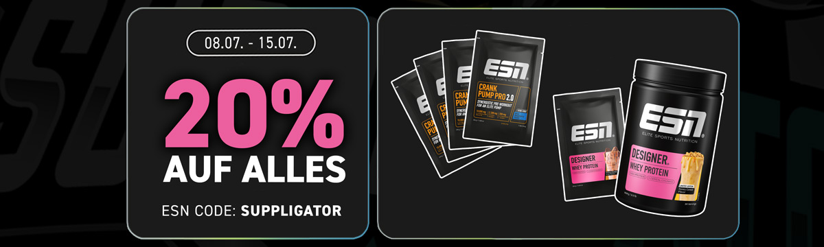 20 % de descuento en todo en ESN