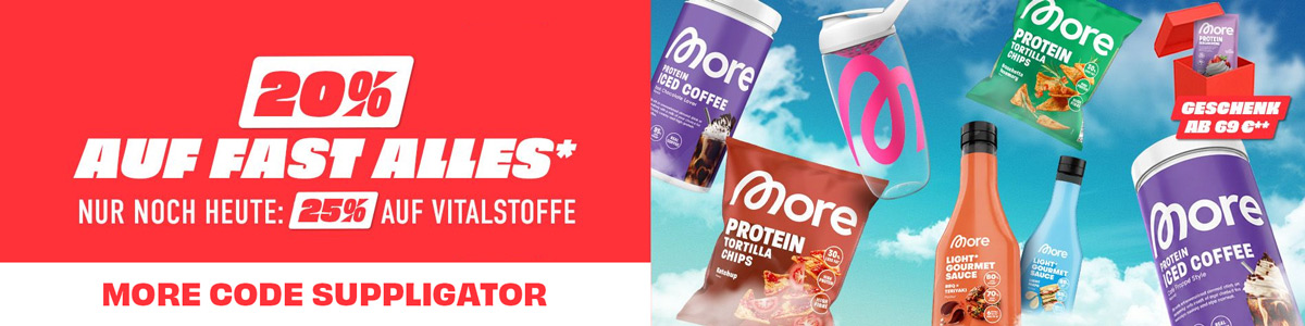 20 % de descuento en todo en More, con muchos lanzamientos y reposiciones