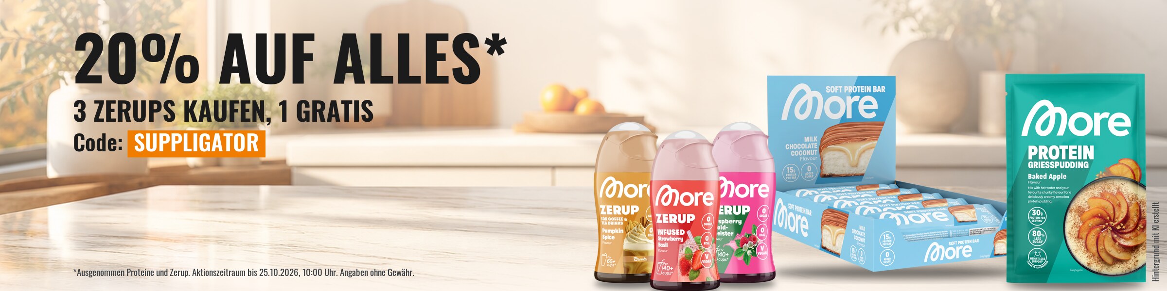 More amplía el 20 % de descuento en todo: compra 3 Zerups y llévate 1 gratis